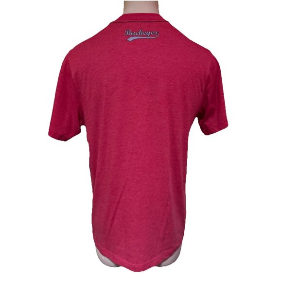 New Ohio State OSU Buckeyes Colosseum Buckeye Red Stitched Shirt L - Picture 6 of 10